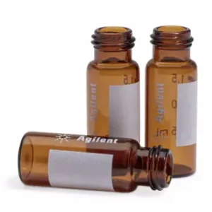 Agilent Certified 2 mL Amber Glass Screw-Top Vials