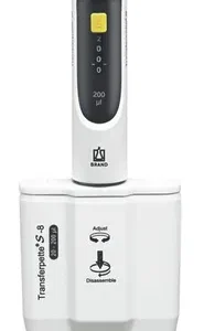 BRAND Transferpette® S 8-Channel Pipette, 20–200 μL