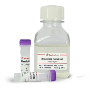 InvivoGen Blasticidin 10 mg per mL selection antibiotic