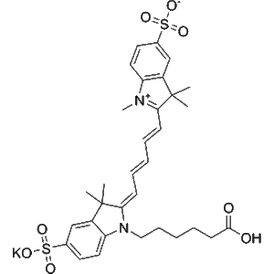 MCE HY-D1374 Sulfo-Cy5 Carboxylic Acid Potassium Salt fluorescent dye