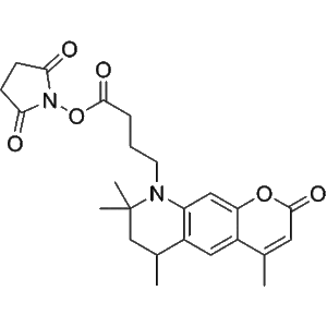 MCE HY-D1917 ATTO 390 NHS Ester amine-reactive fluorescent labeling dye